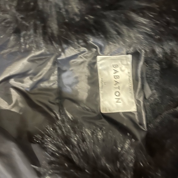 Aritzia Babaton St. Moritz Winter Down Parka Black Women's Medium - Picture 8 of 12